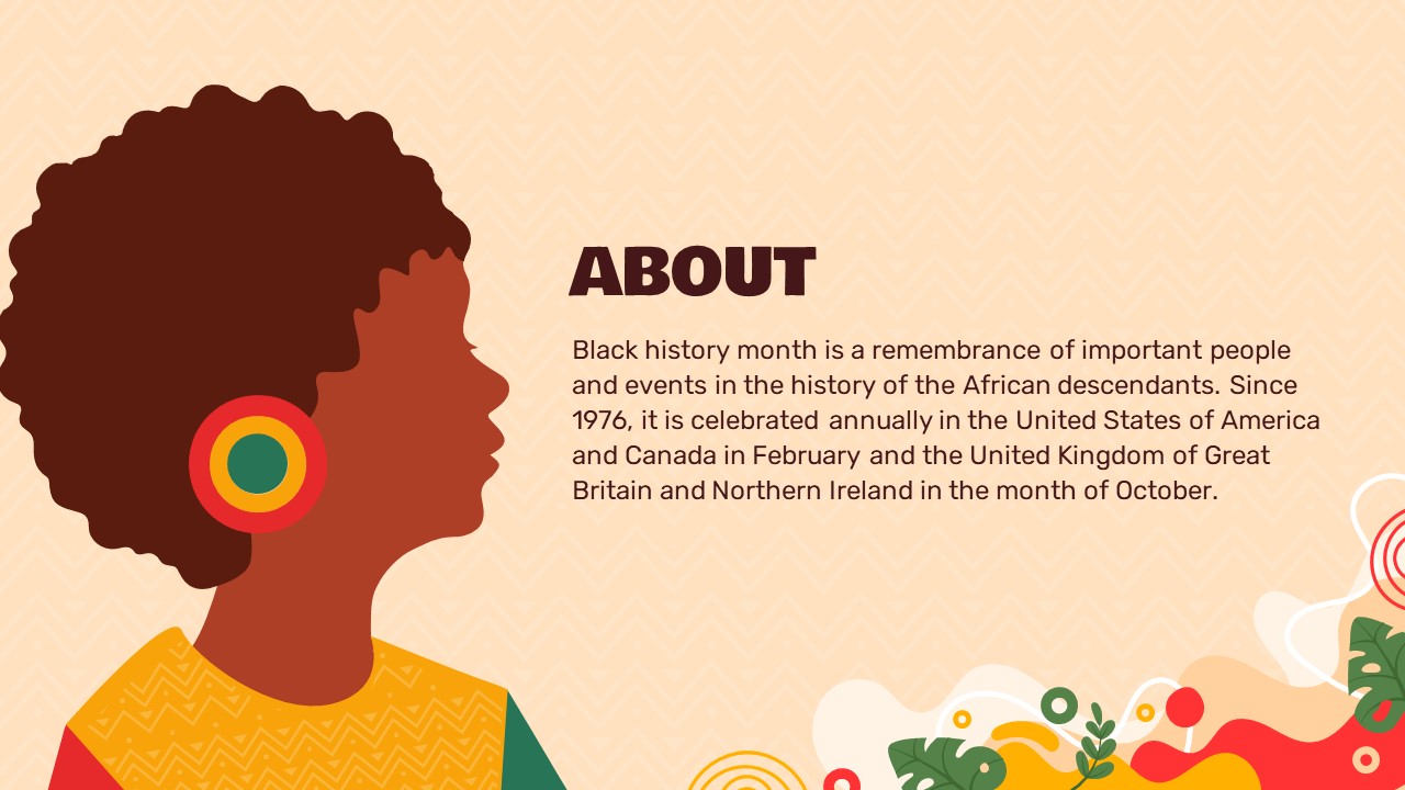 Black History Month Animated template SlideBazaar