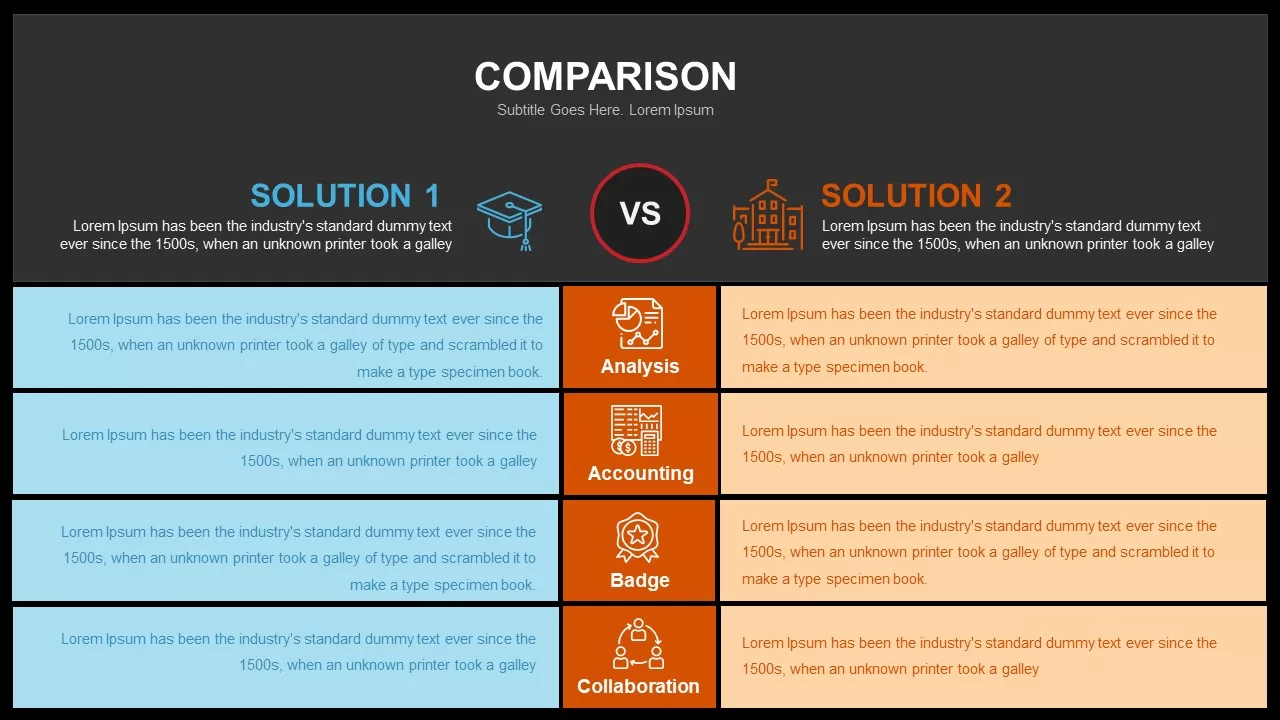 comparison diagram