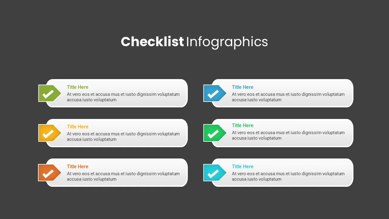 powerpoint template checklist