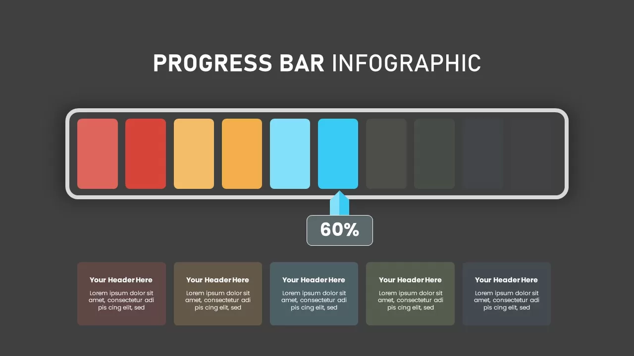 progress bar infographic powerpoint