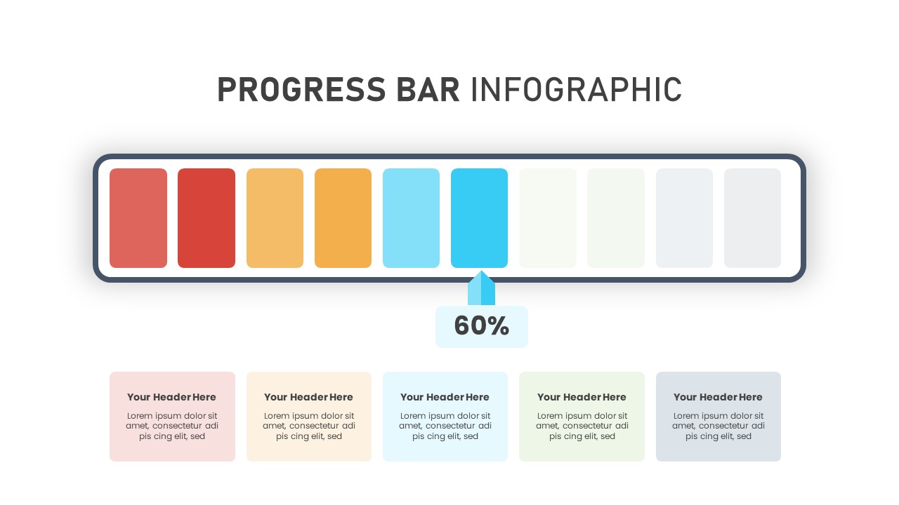 Progress bar PowerPoint - SlideBazaar
