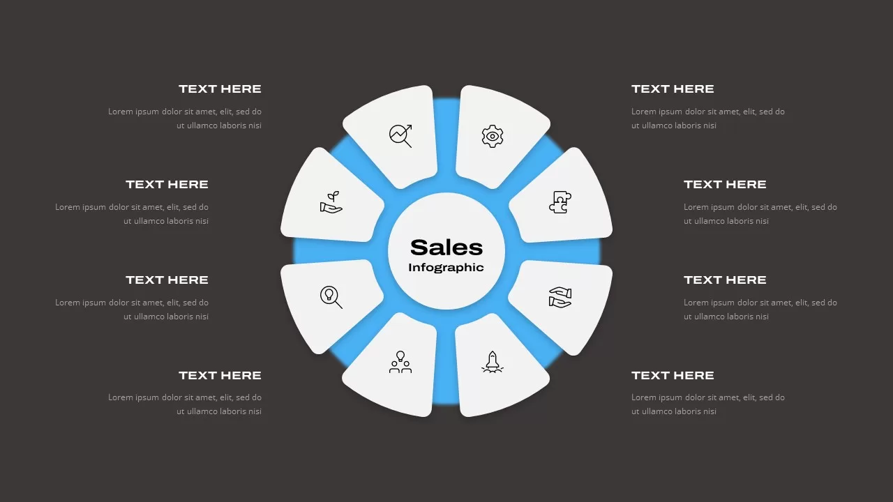 sales circular infographic