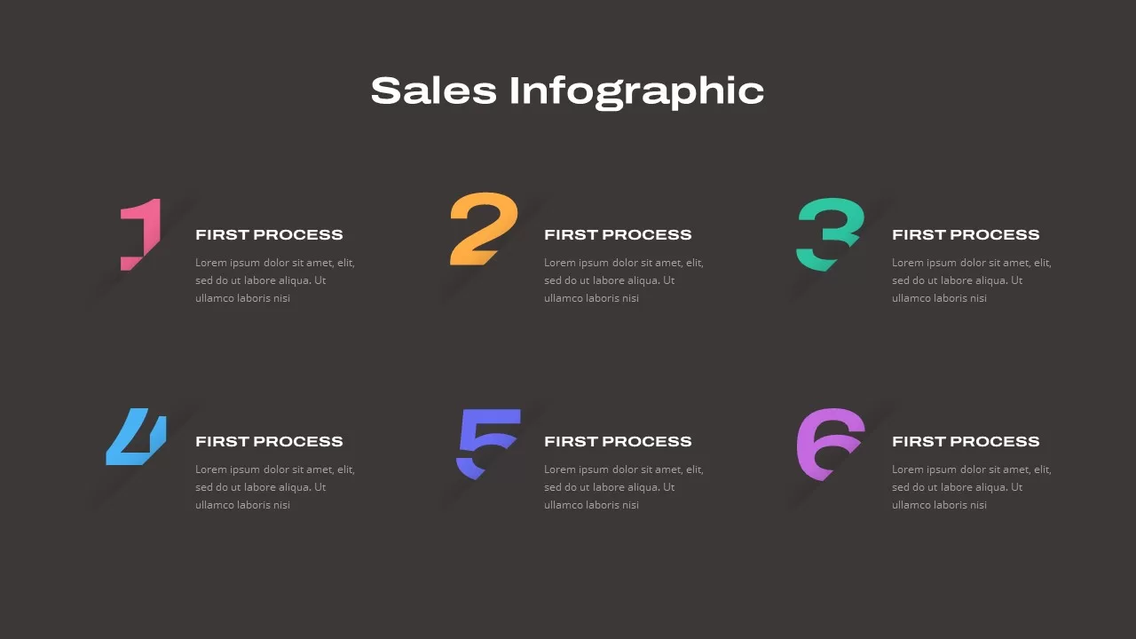 sales powerpoint template list