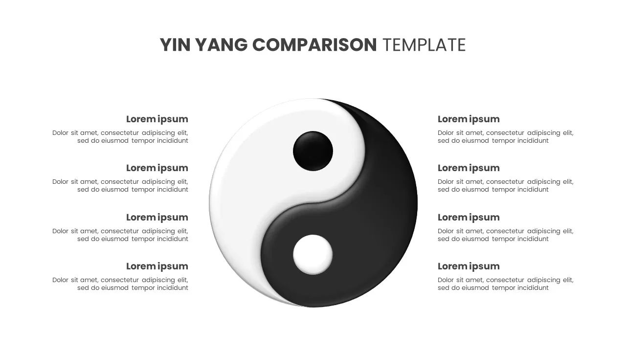 yin yang powerpoint template