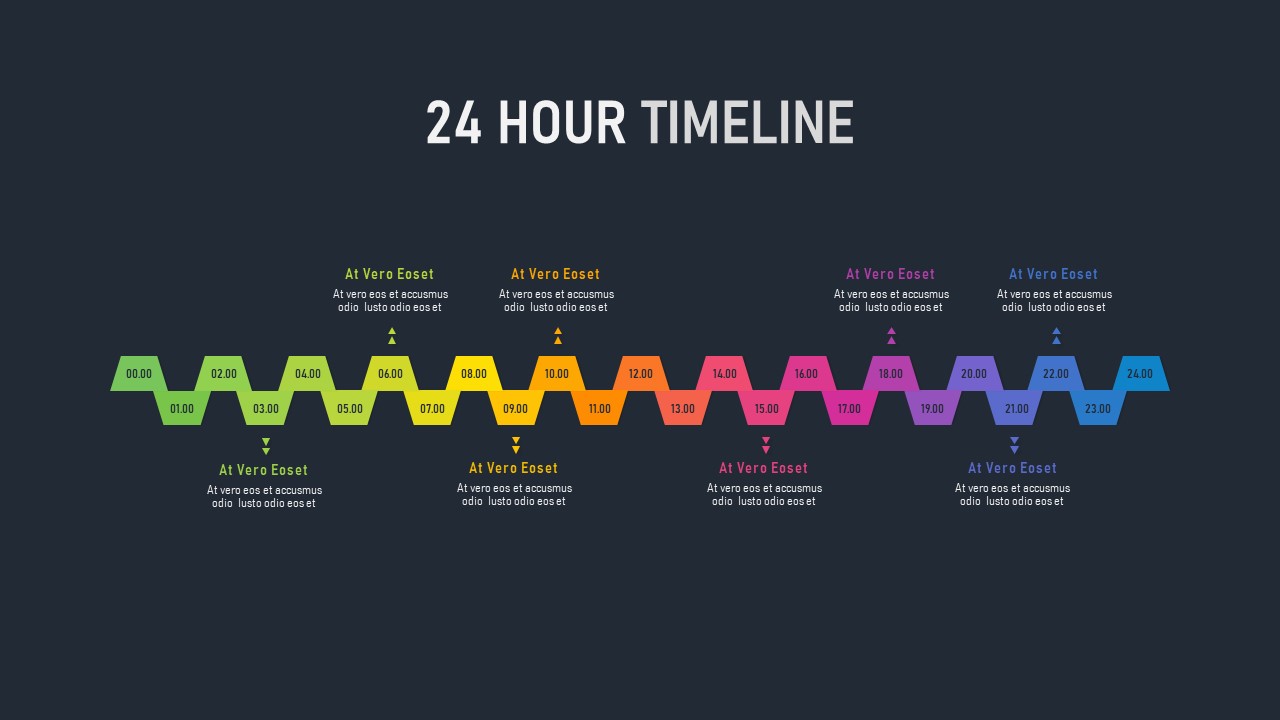 24 Hours Loop PowerPoint Template