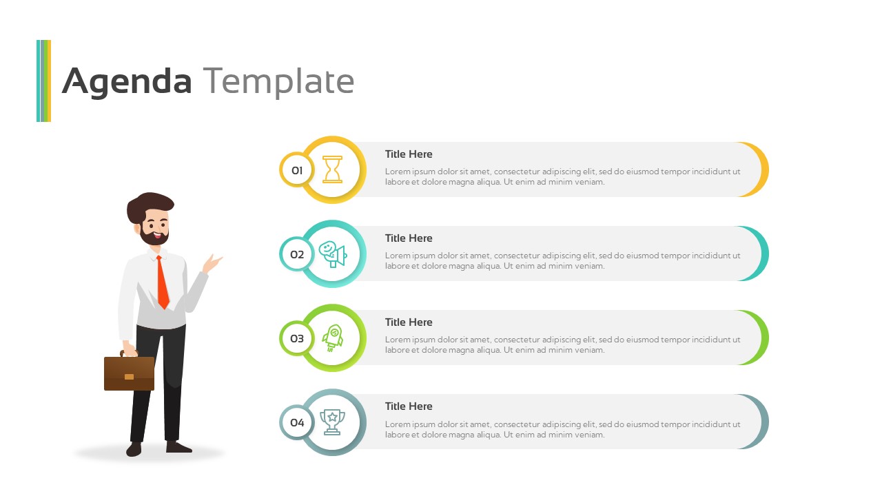 Agenda Infographics Powerpoint Template Slidebazaar 