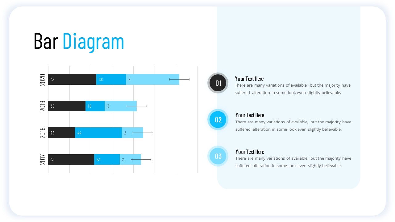 Bar Diagram PowerPoint Template