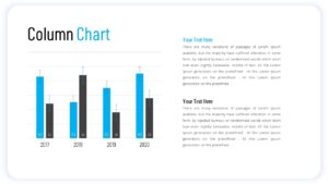 Column Chart PowerPoint Template