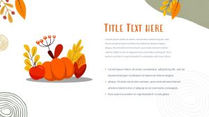 Free Thanksgiving PowerPoint Templates text