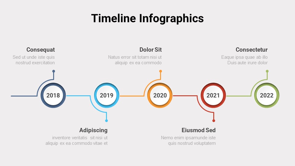 free timeline infographic templates