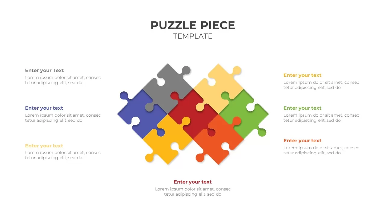 Puzzle Piece Template for Presentation