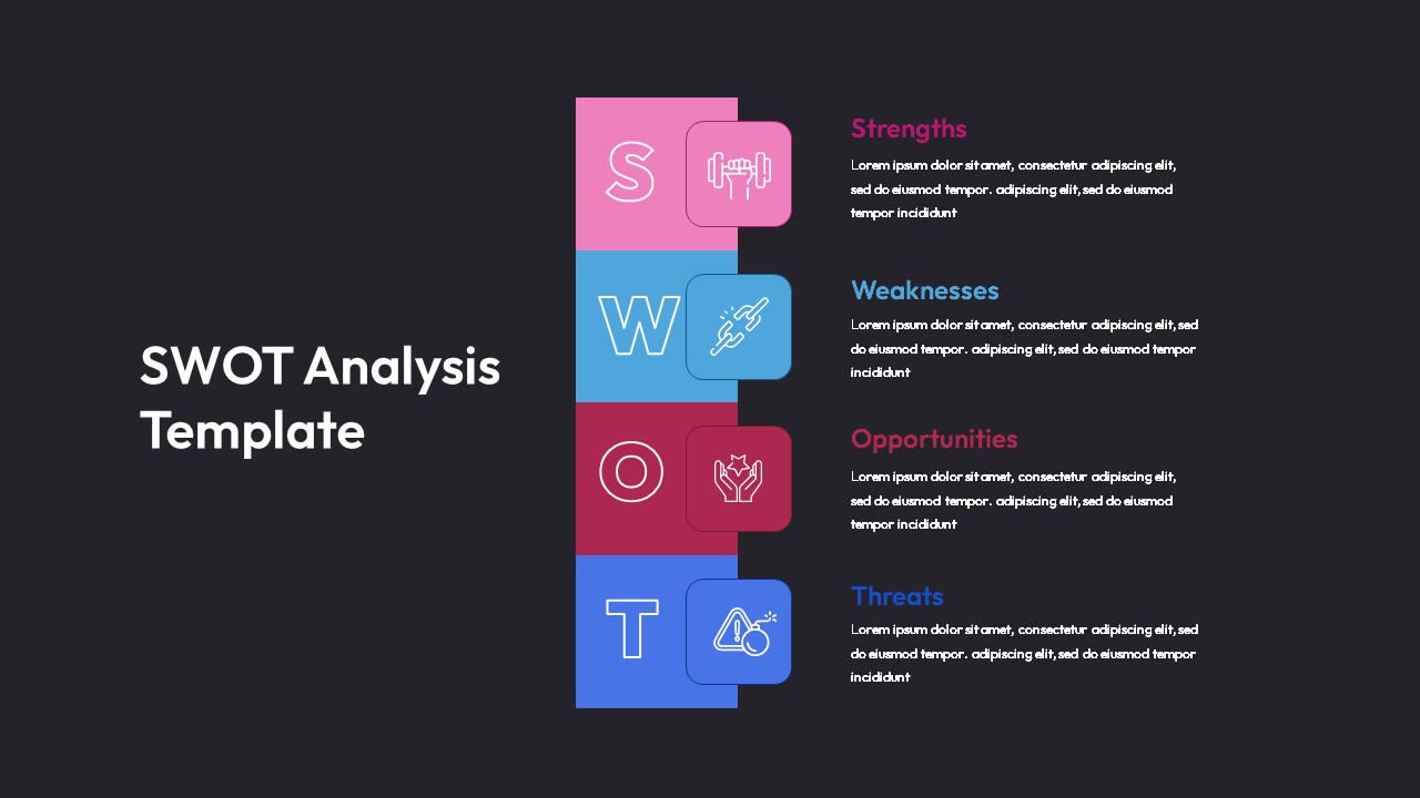 SWOT Analysis Infographics for PowerPoint - SlideBazaar