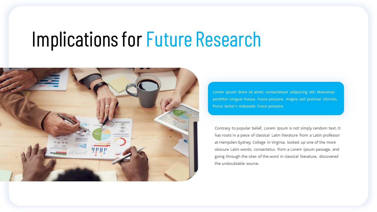 Thesis Defense Future Research Implications PowerPoint Template