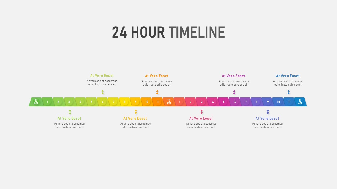 24 Hours Timeline Slidebazaar 1898