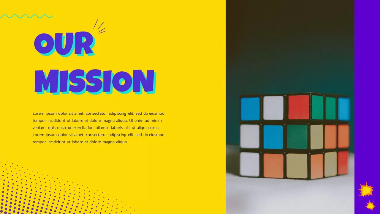 pop art mission template