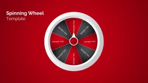 spinning wheel google slides template