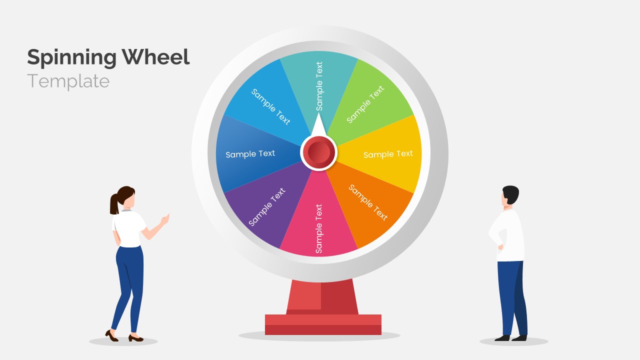 Animated spinning wheel PowerPoint Template - SlideBazaar