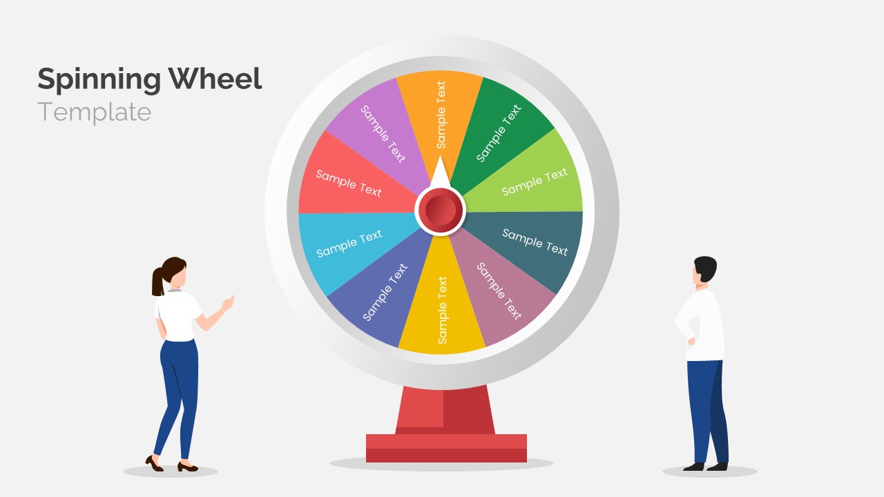 Animated spinning wheel PowerPoint Template - SlideBazaar