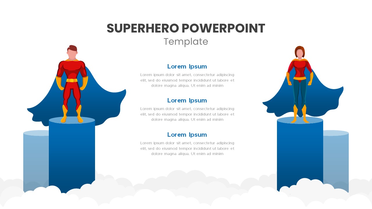 super hero powerpoint templates