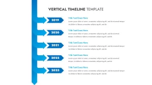 timeline vertical template