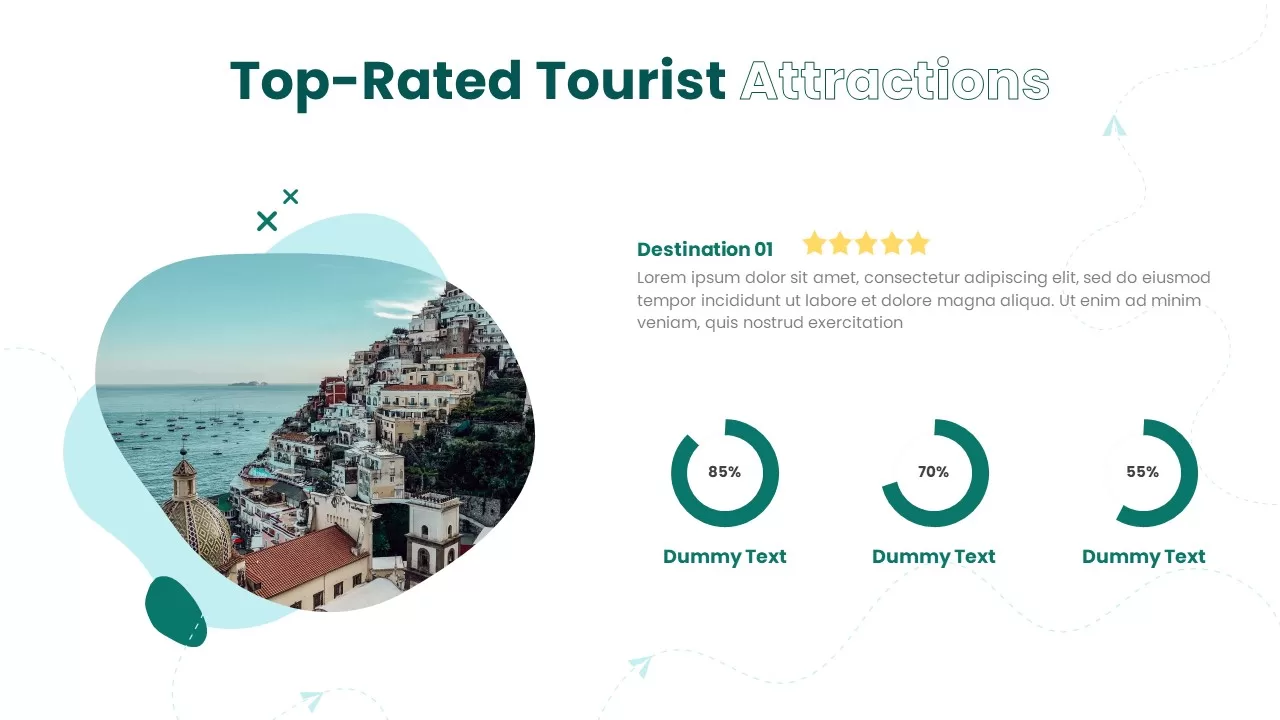 top rated travel attractions template