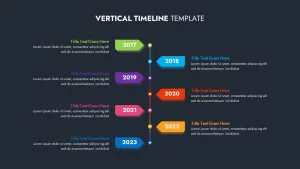 vertical powerpoint timeline