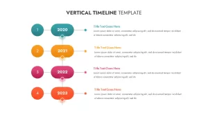 vertical timeline template