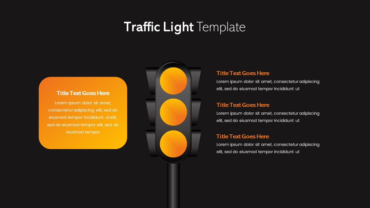Traffic Light Green Go  Great PowerPoint ClipArt for Presentations 