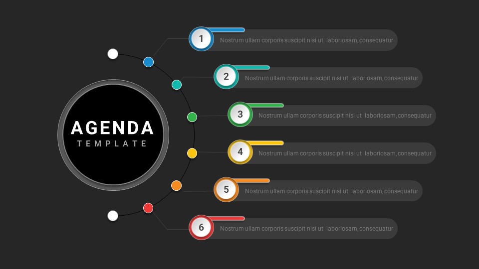 Free Agenda Powerpoint Template And Keynote Template Slidebazaar