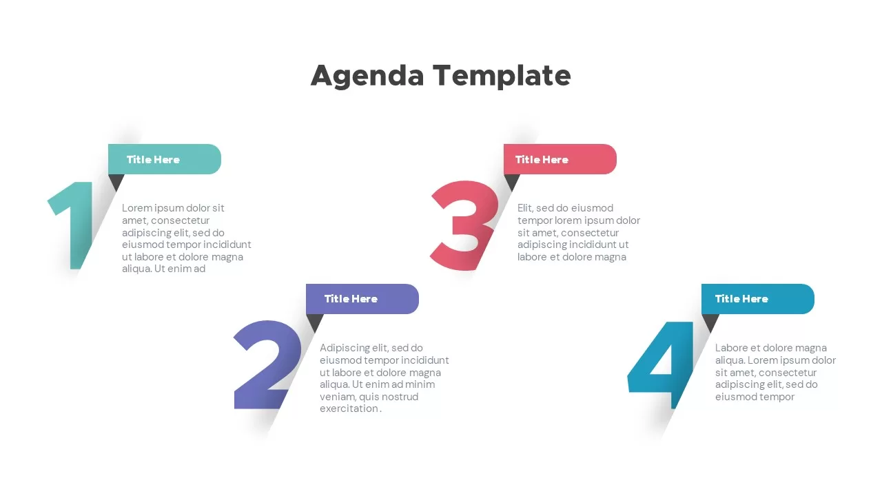 Agenda Template for Presentation