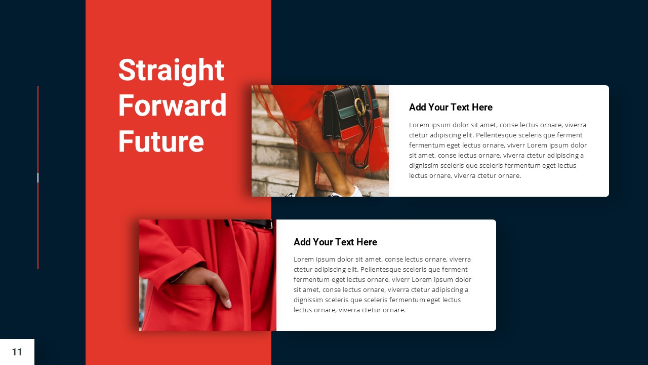 Blue and Red PowerPoint Presentation Template future slide