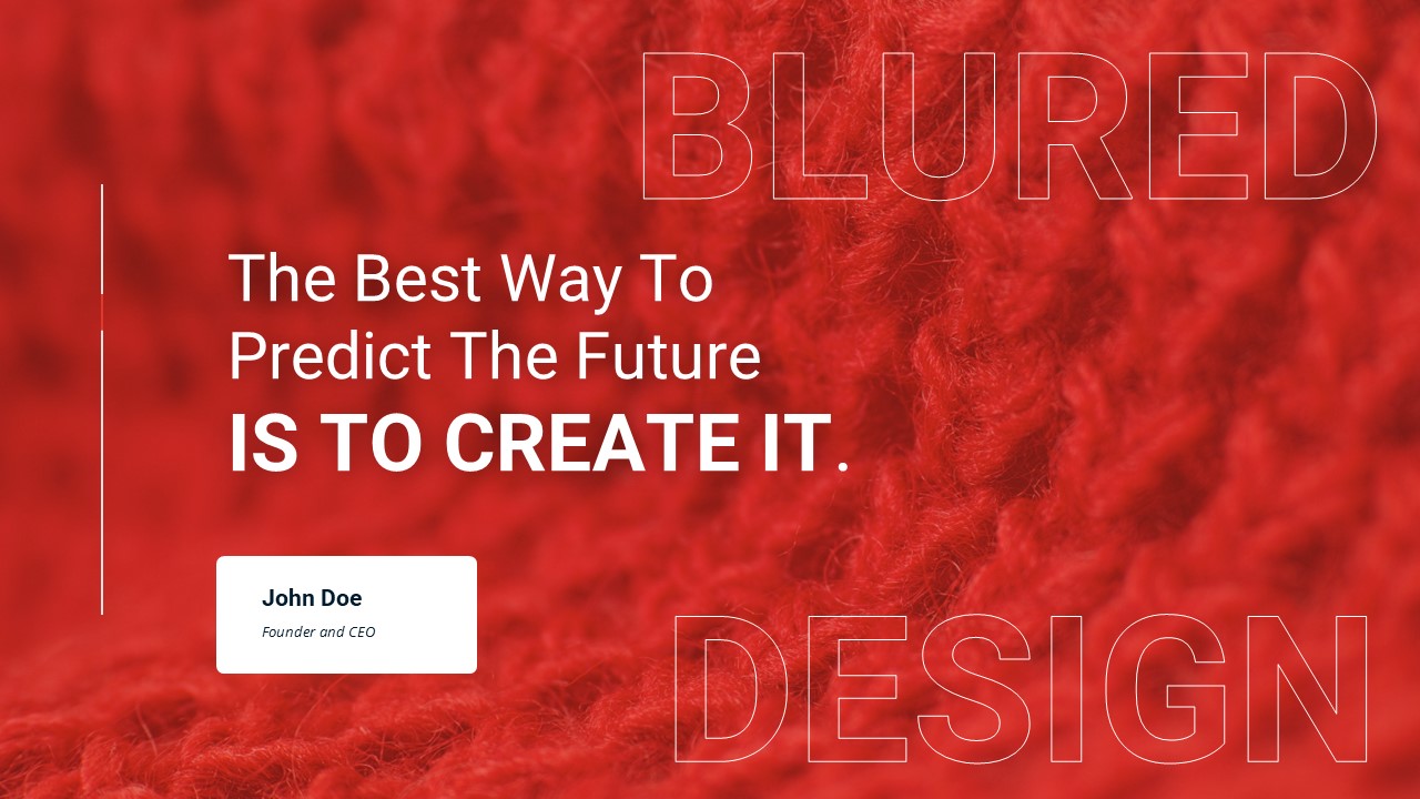 Blue and Red PowerPoint Templates motto