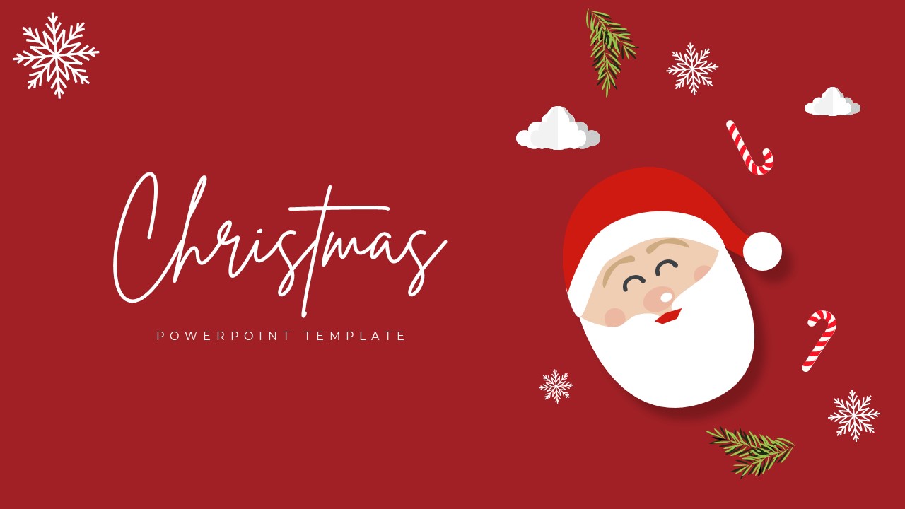 powerpoint template christmas