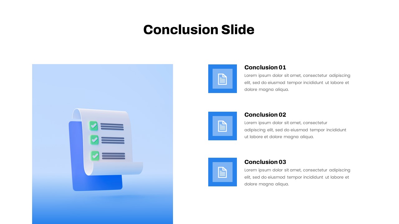 Conclusion Slide PowerPoint Presentation Template