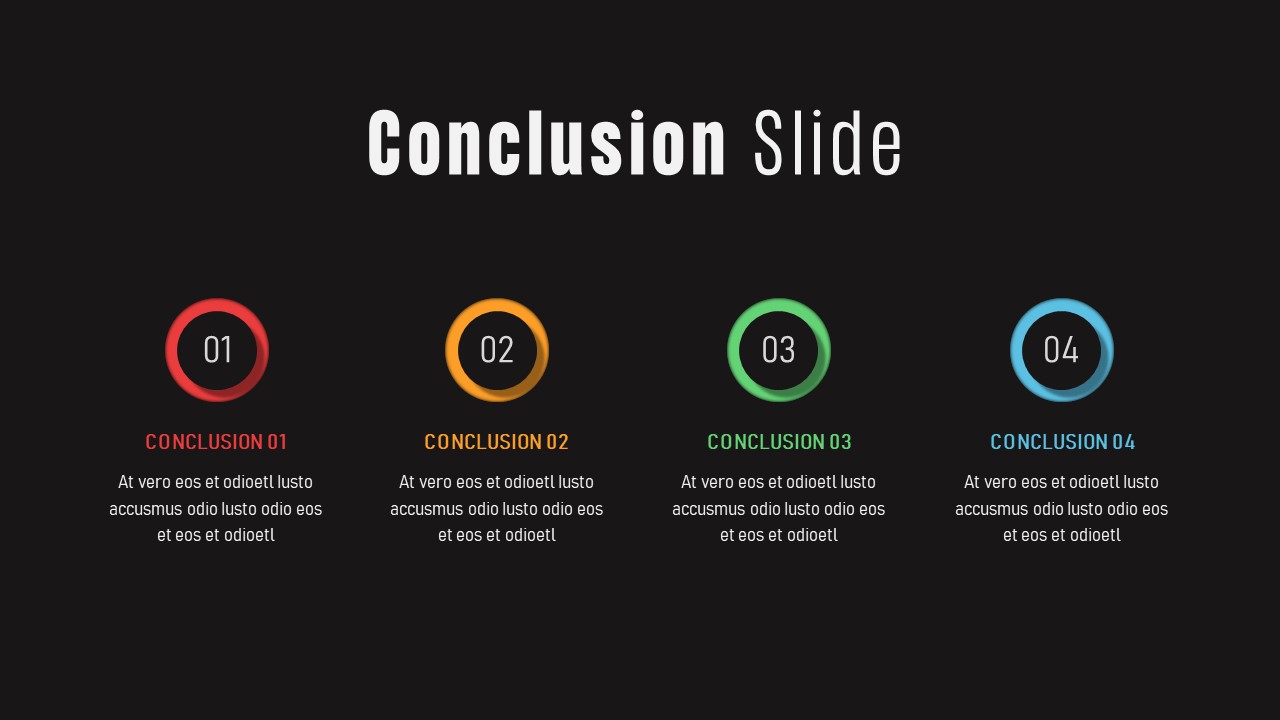 slide presentation conclusion