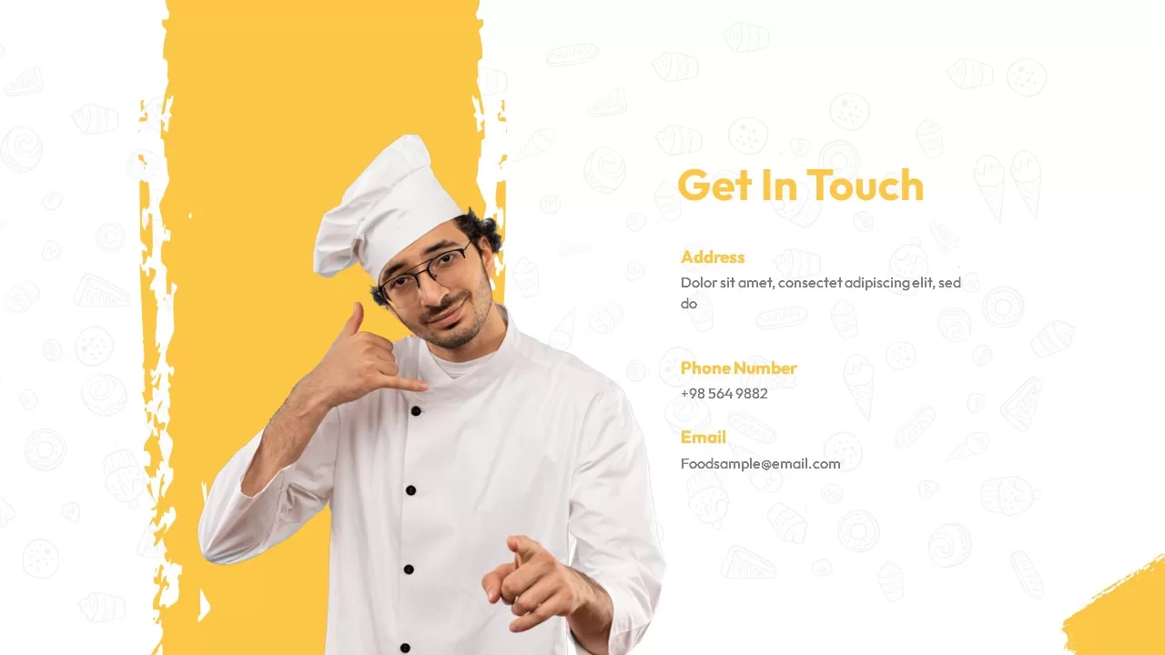 Contact-us-food-powerpoint-presentation-template