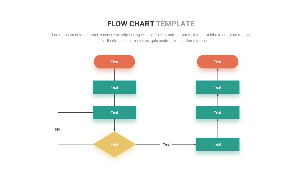 Flow Chart Infographics for Presentation