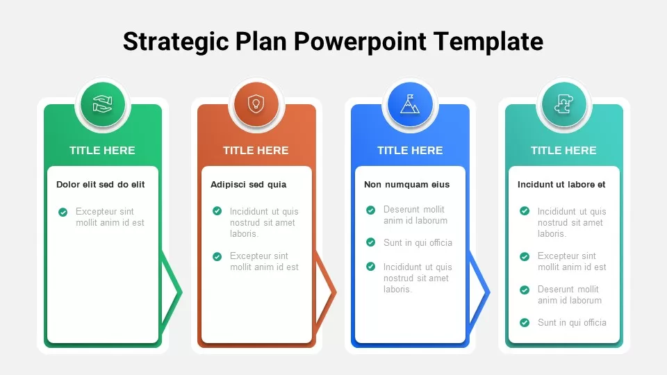 Free Strategic Plan PowerPoint Template