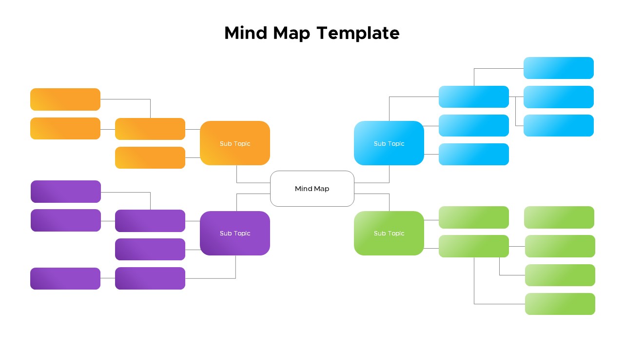 Mind Map Infographics - SlideBazaar