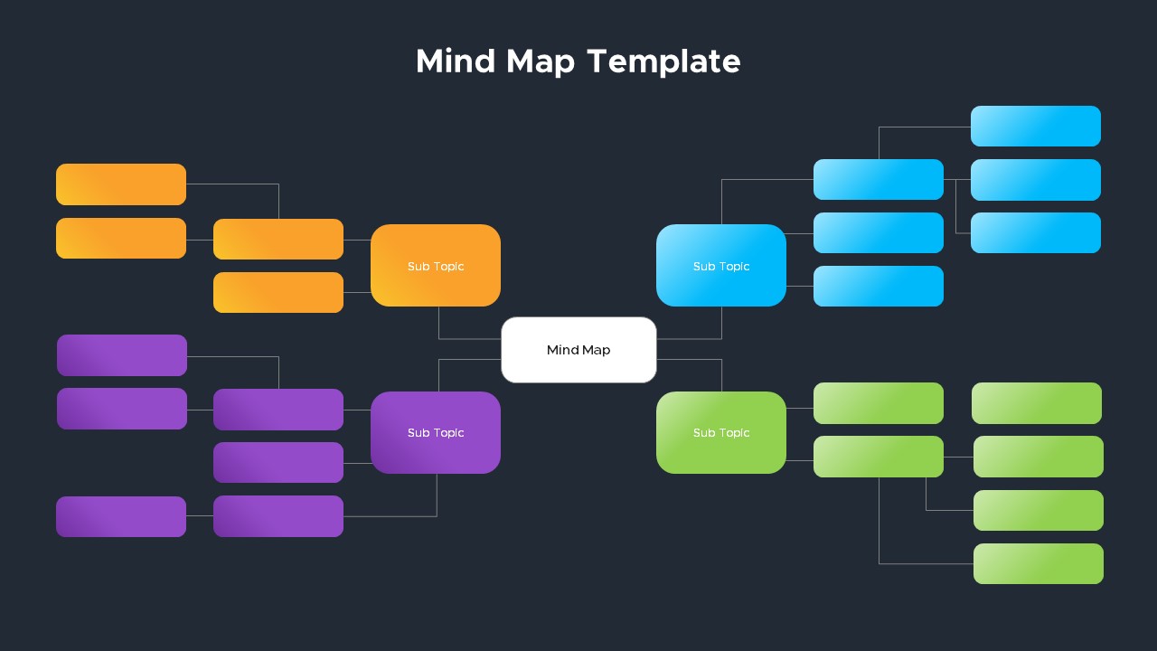 Mind Map Infographics Slidebazaar