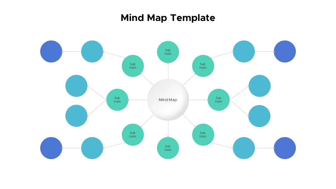 Mind Map Infographics for PowerPoint Presentation