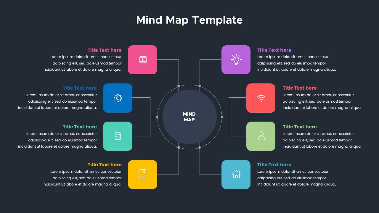 Mind Map Presentation Template - SlideBazaar