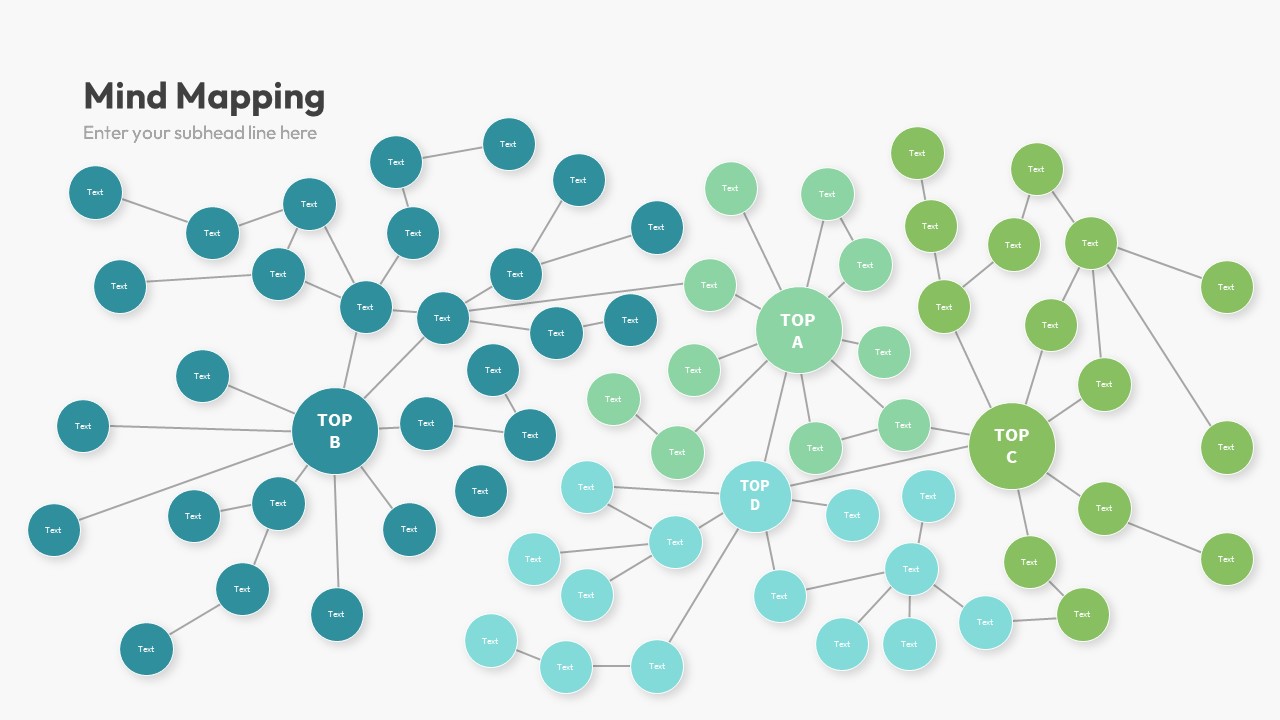 Mind Mapping Template in PowerPoint