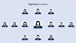 Org Chart Template for Presentation