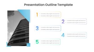 Presentation Outline Template slide