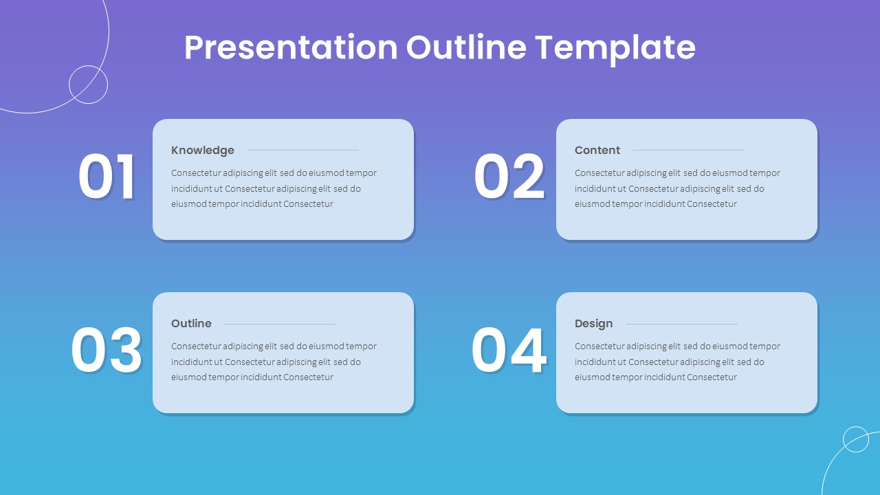 display presentation outline powerpoint