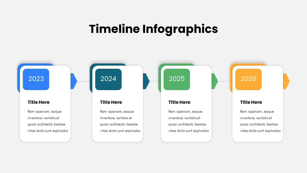 Animated Timeline Infographic