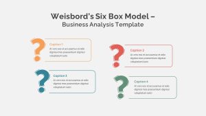 Weisbord&#039;s Six Box Model 4 Question Mark Presentation Slide