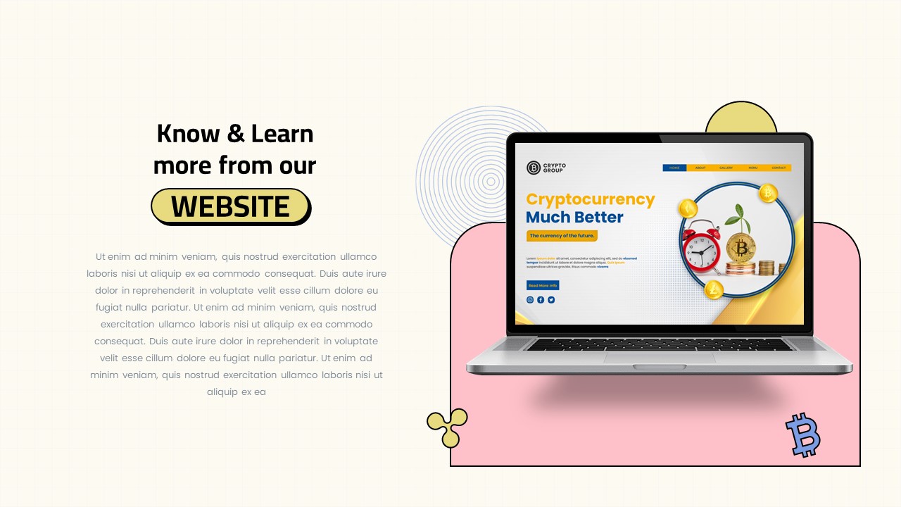FREE Cryptocurrency PowerPoint Template For Financial Presentation