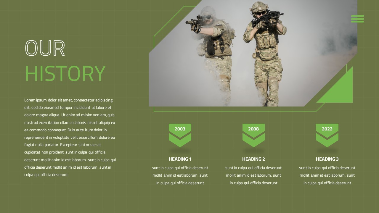 Army PowerPoint Template Military PPT Slides
